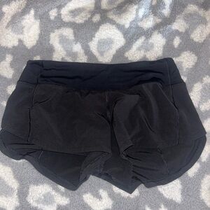 lululemon speed up shorts 2.5 inseam size 4